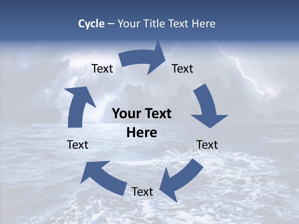 Wind Sea Dangerous PowerPoint Template