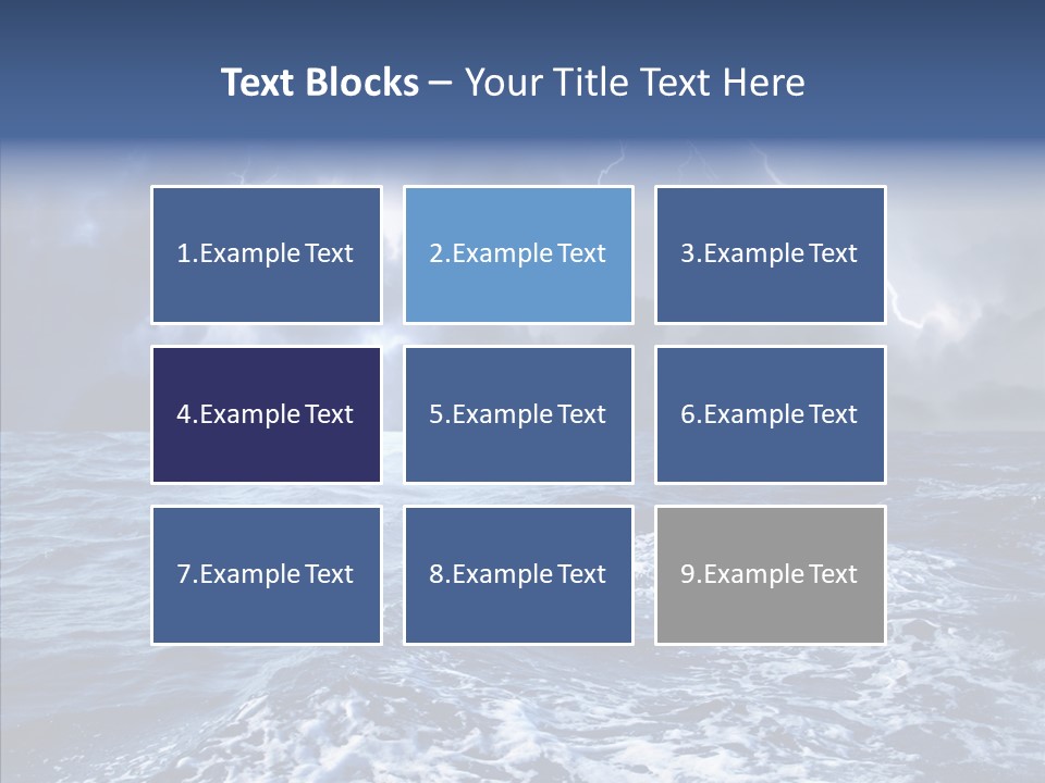 Wind Sea Dangerous PowerPoint Template