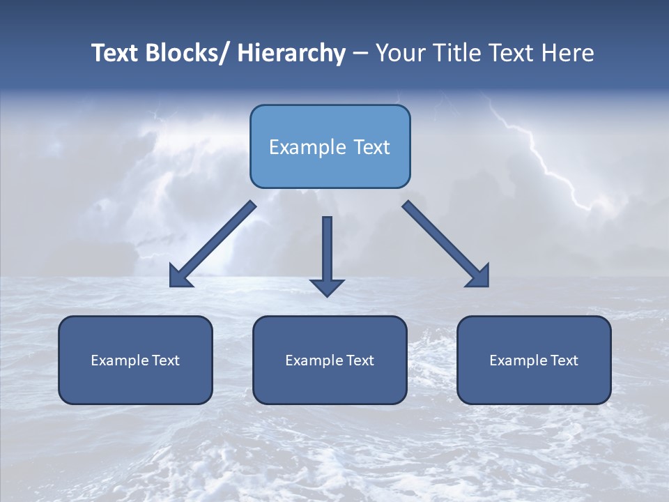 Wind Sea Dangerous PowerPoint Template