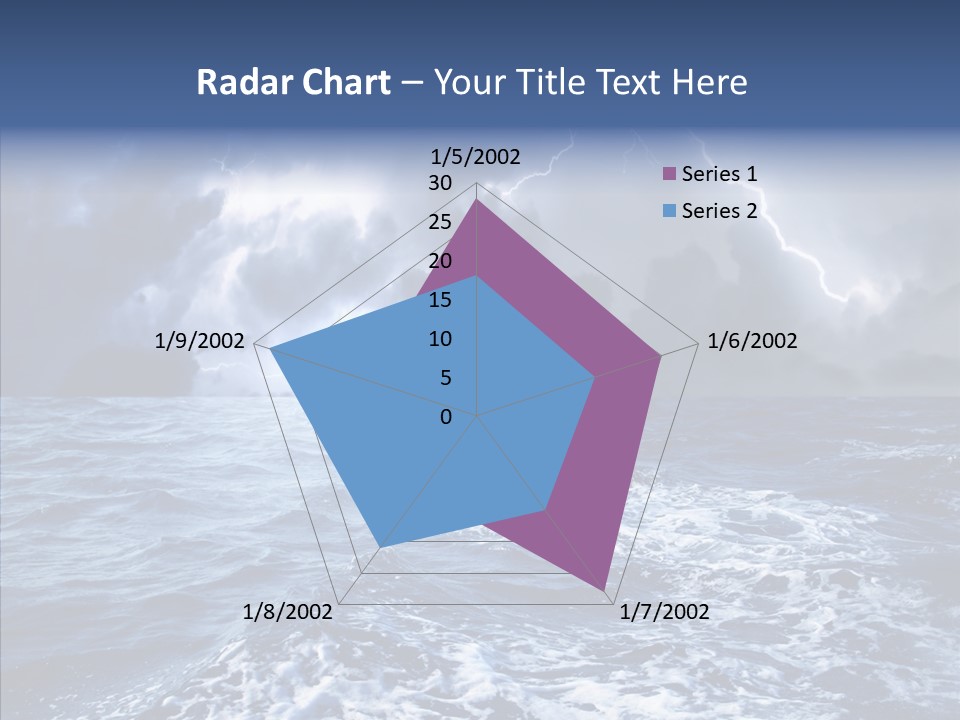 Wind Sea Dangerous PowerPoint Template