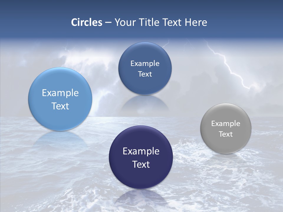 Wind Sea Dangerous PowerPoint Template