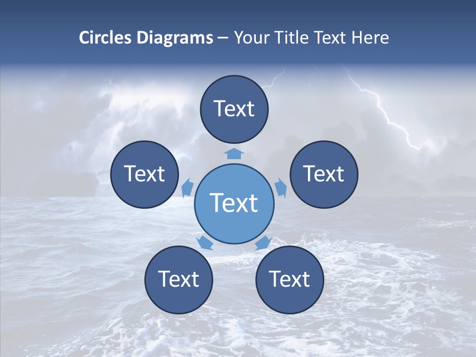 Wind Sea Dangerous PowerPoint Template