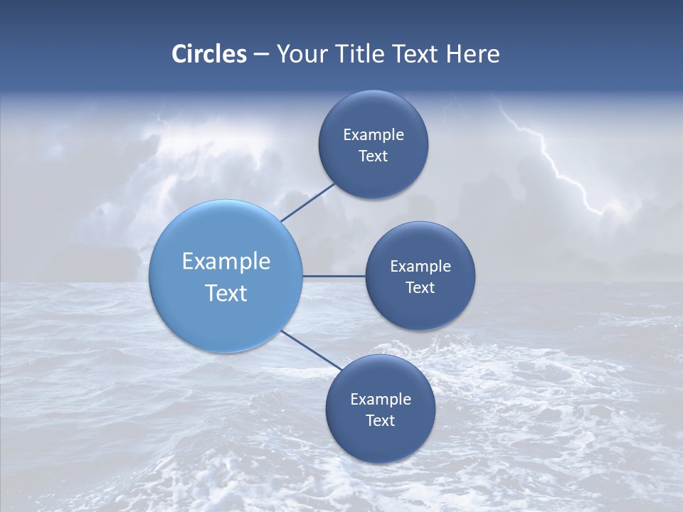 Wind Sea Dangerous PowerPoint Template