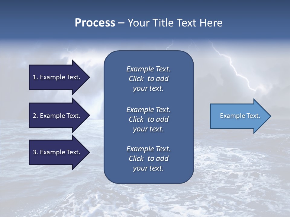 Wind Sea Dangerous PowerPoint Template
