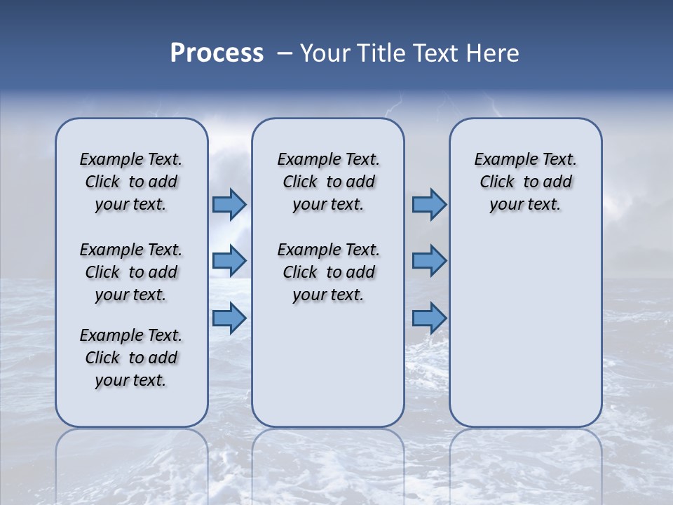 Wind Sea Dangerous PowerPoint Template