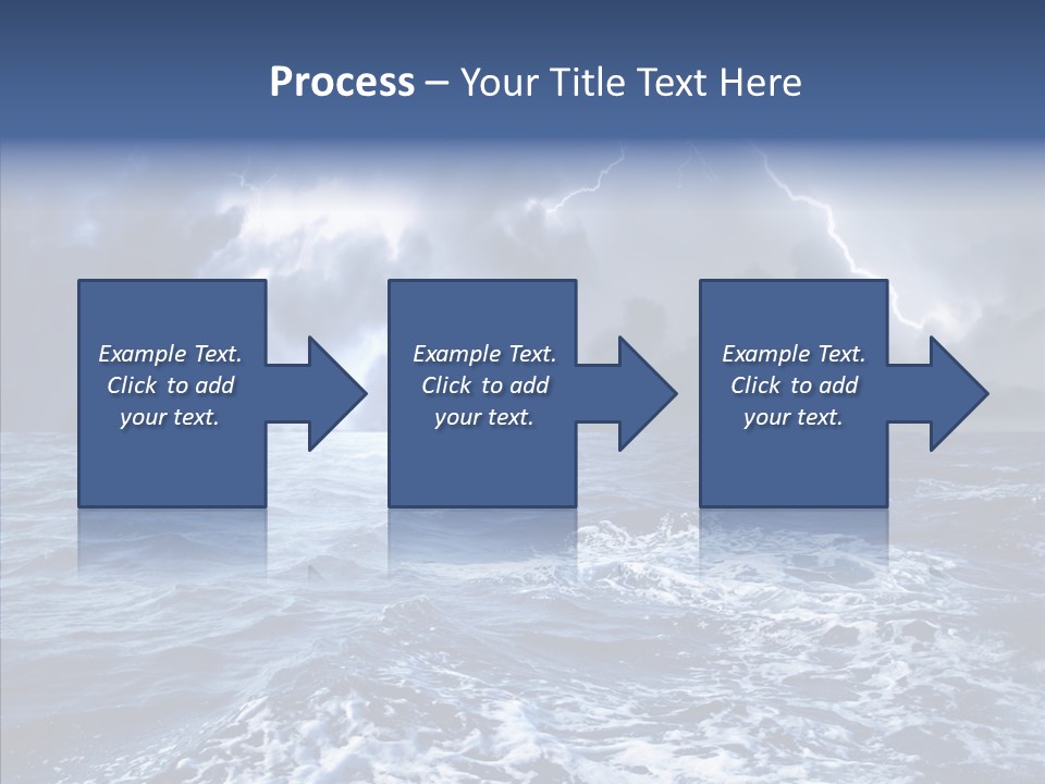 Wind Sea Dangerous PowerPoint Template