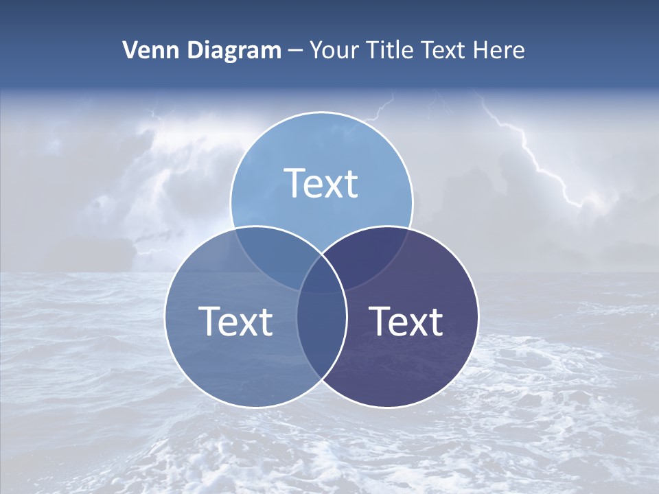 Wind Sea Dangerous PowerPoint Template