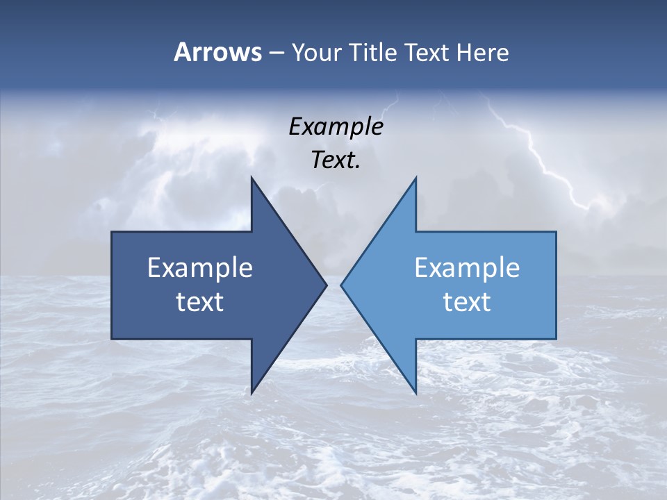 Wind Sea Dangerous PowerPoint Template