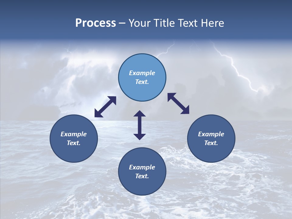 Wind Sea Dangerous PowerPoint Template