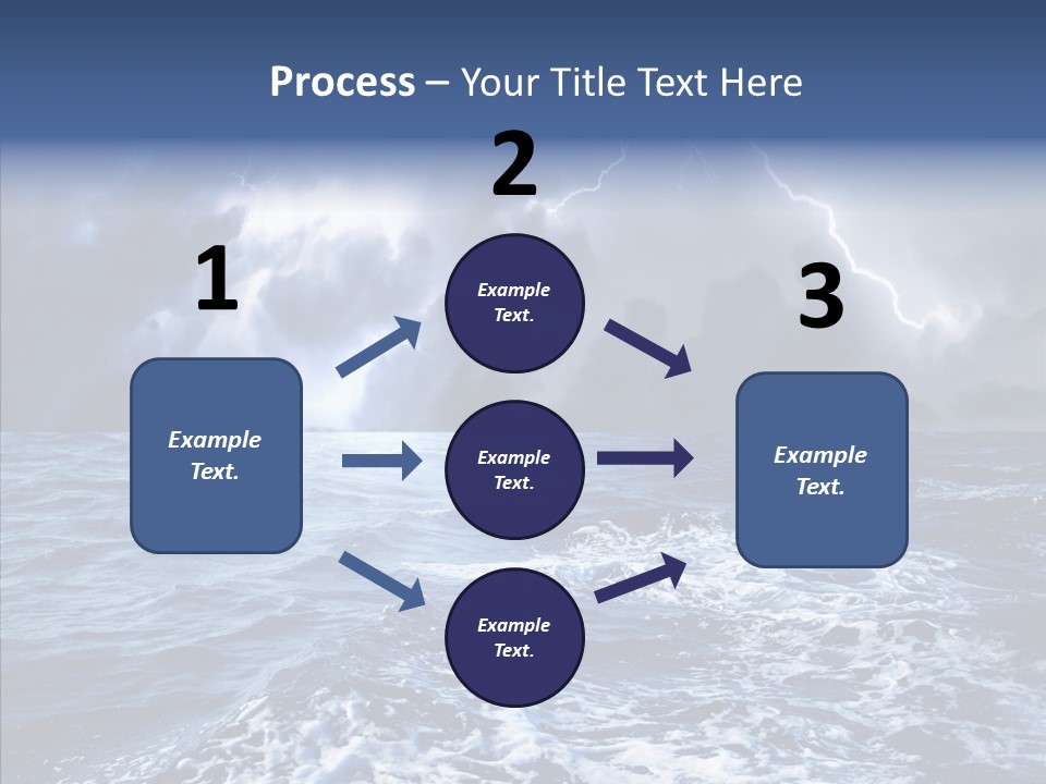 Wind Sea Dangerous PowerPoint Template
