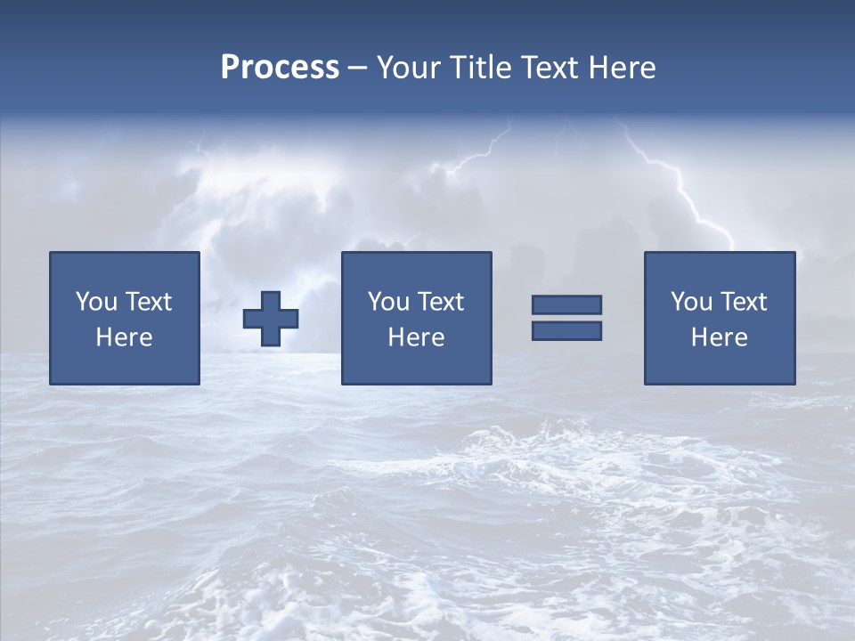 Wind Sea Dangerous PowerPoint Template