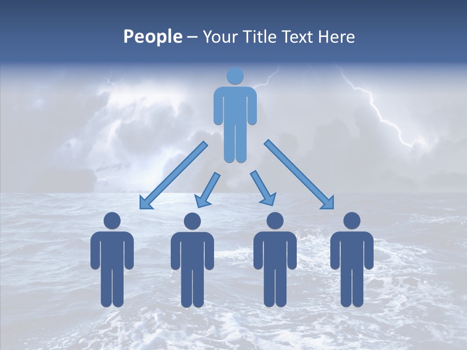 Wind Sea Dangerous PowerPoint Template