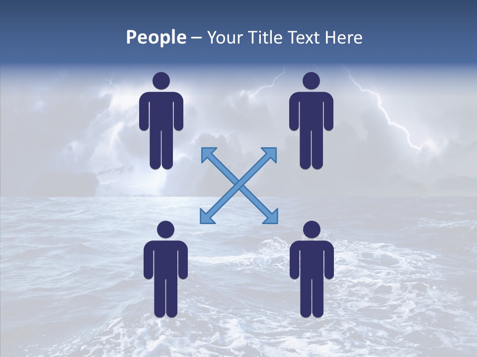 Wind Sea Dangerous PowerPoint Template