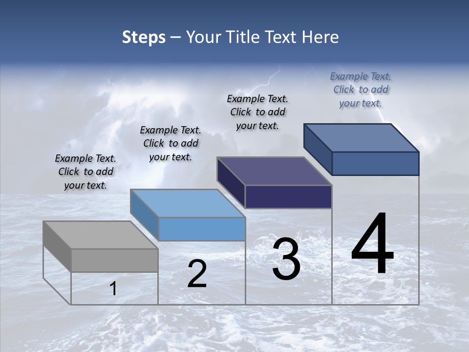 Wind Sea Dangerous PowerPoint Template