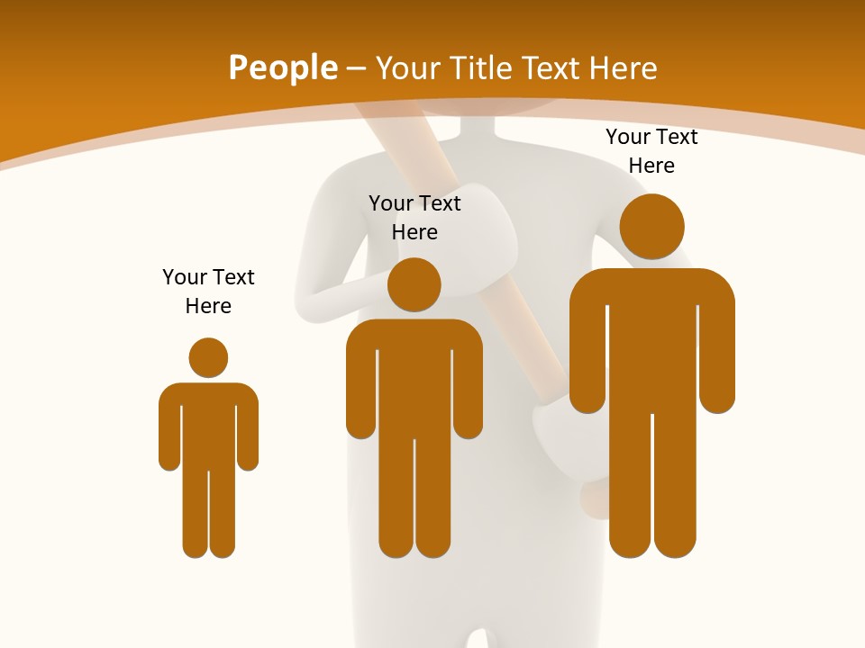 Protection Girls People PowerPoint Template