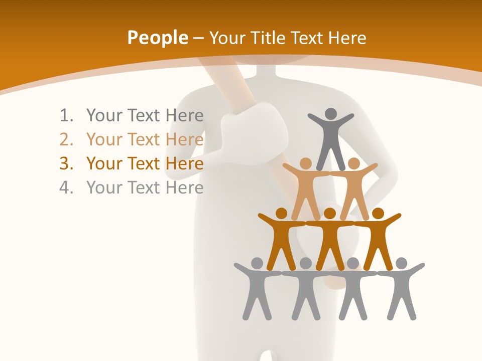 Protection Girls People PowerPoint Template