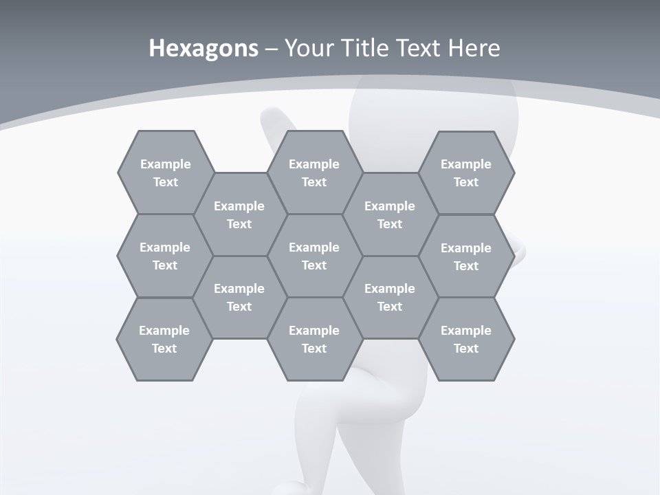 One White Leather PowerPoint Template