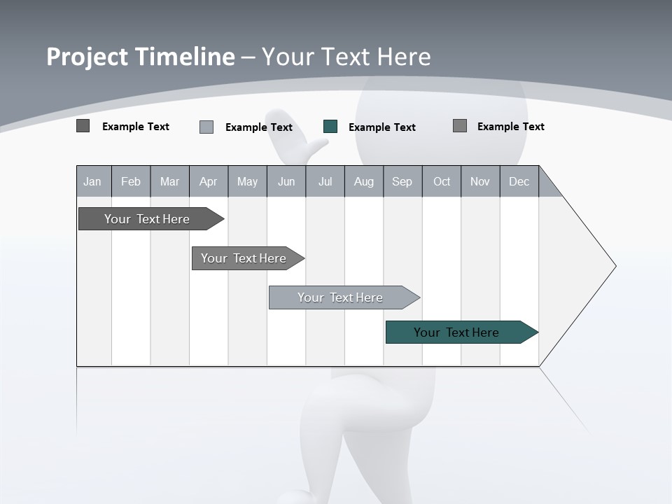 One White Leather PowerPoint Template