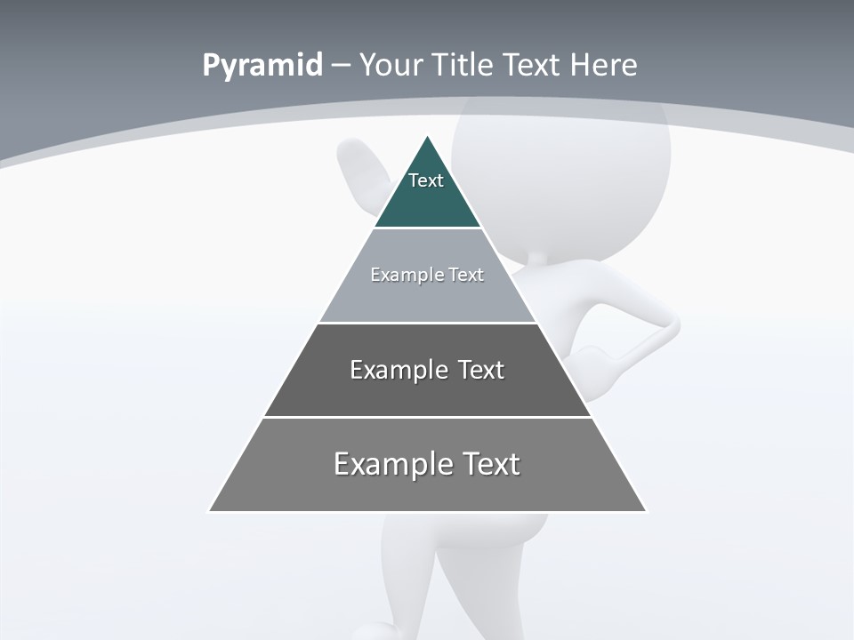 One White Leather PowerPoint Template