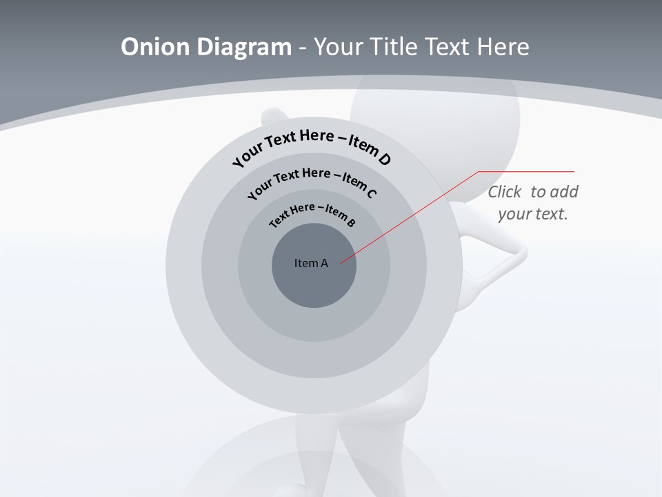 One White Leather PowerPoint Template