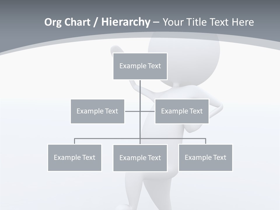 One White Leather PowerPoint Template