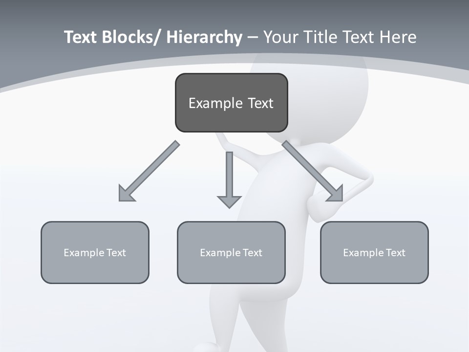 One White Leather PowerPoint Template