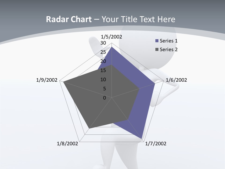 One White Leather PowerPoint Template