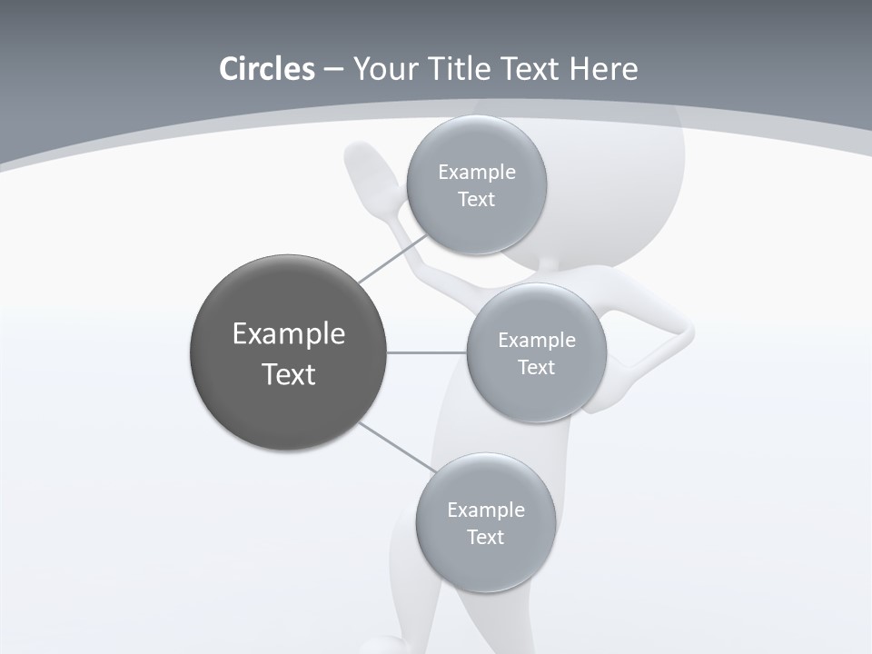 One White Leather PowerPoint Template