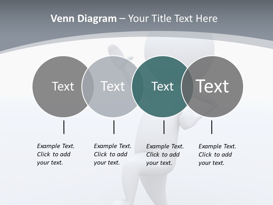 One White Leather PowerPoint Template