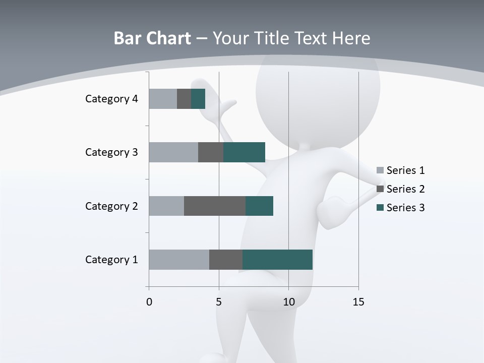 One White Leather PowerPoint Template