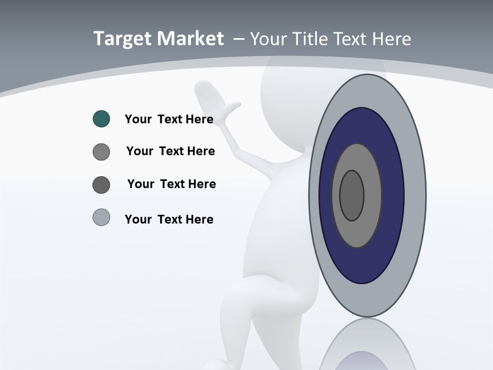 One White Leather PowerPoint Template