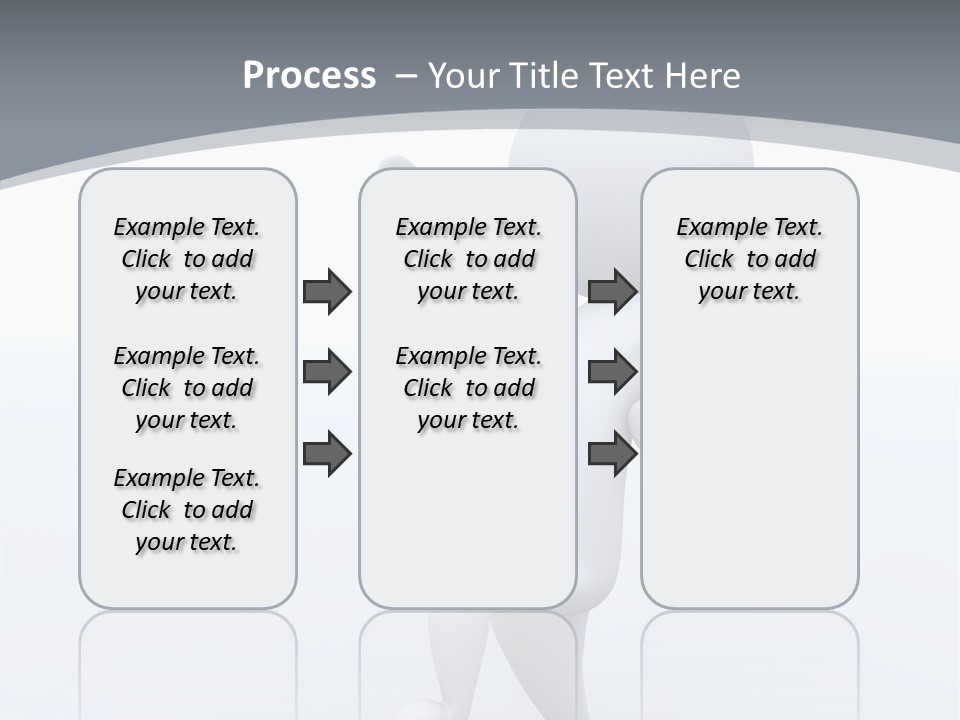 One White Leather PowerPoint Template
