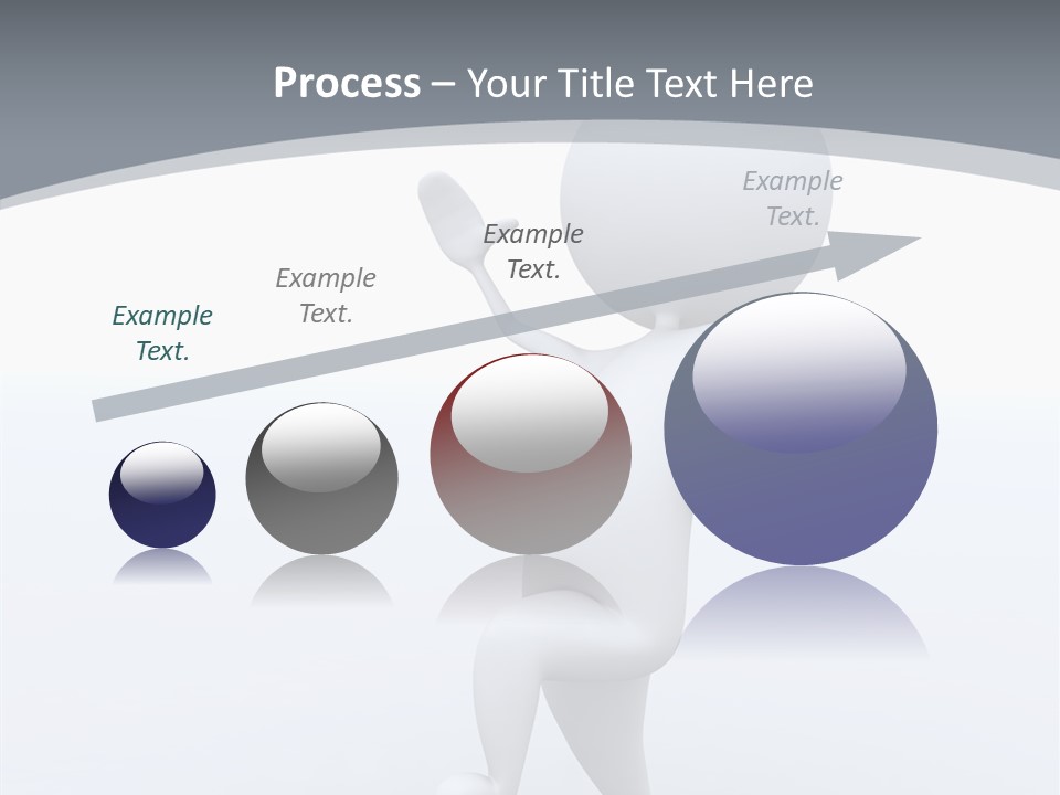 One White Leather PowerPoint Template