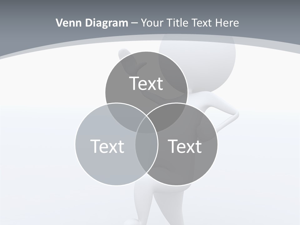 One White Leather PowerPoint Template