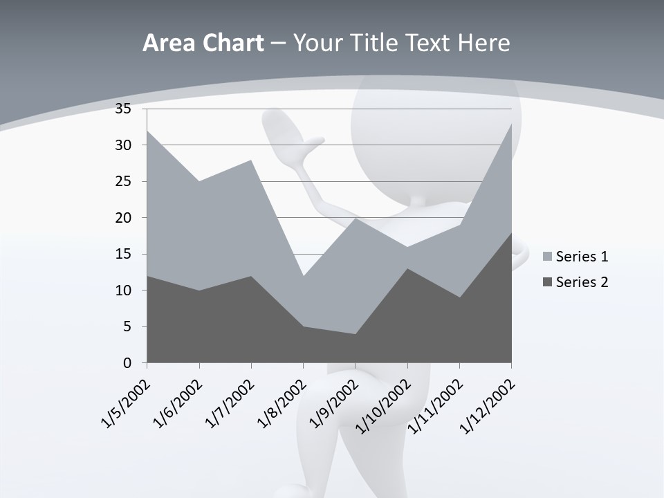 One White Leather PowerPoint Template