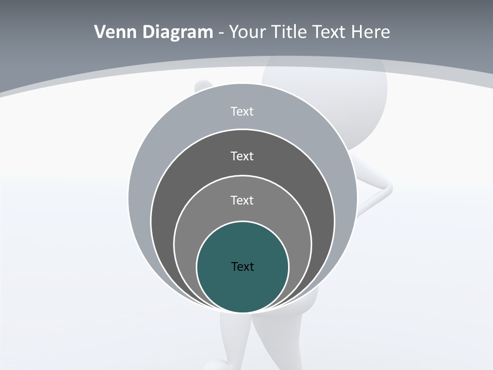 One White Leather PowerPoint Template