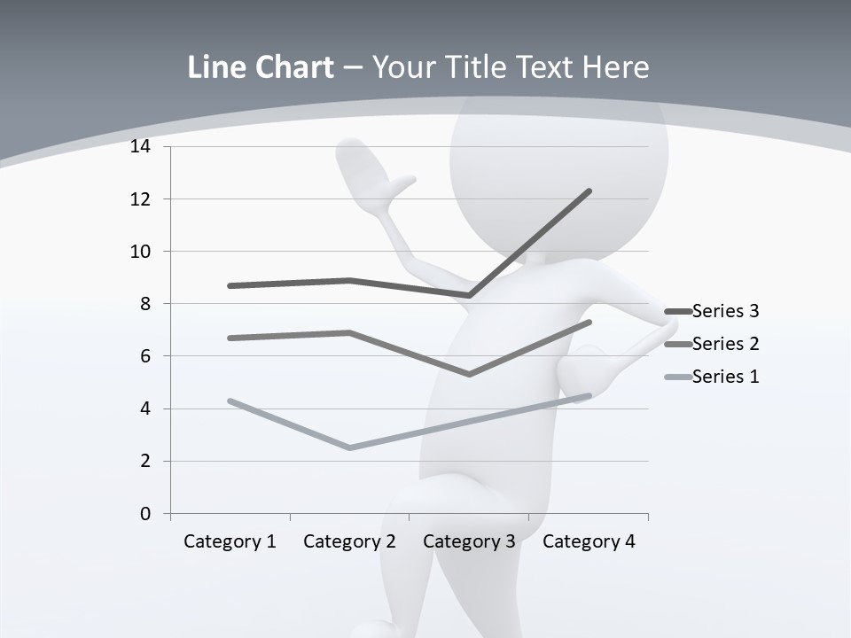 One White Leather PowerPoint Template