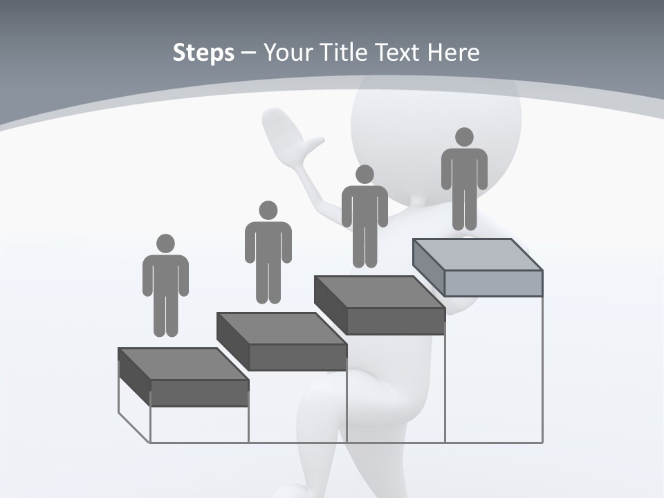 One White Leather PowerPoint Template