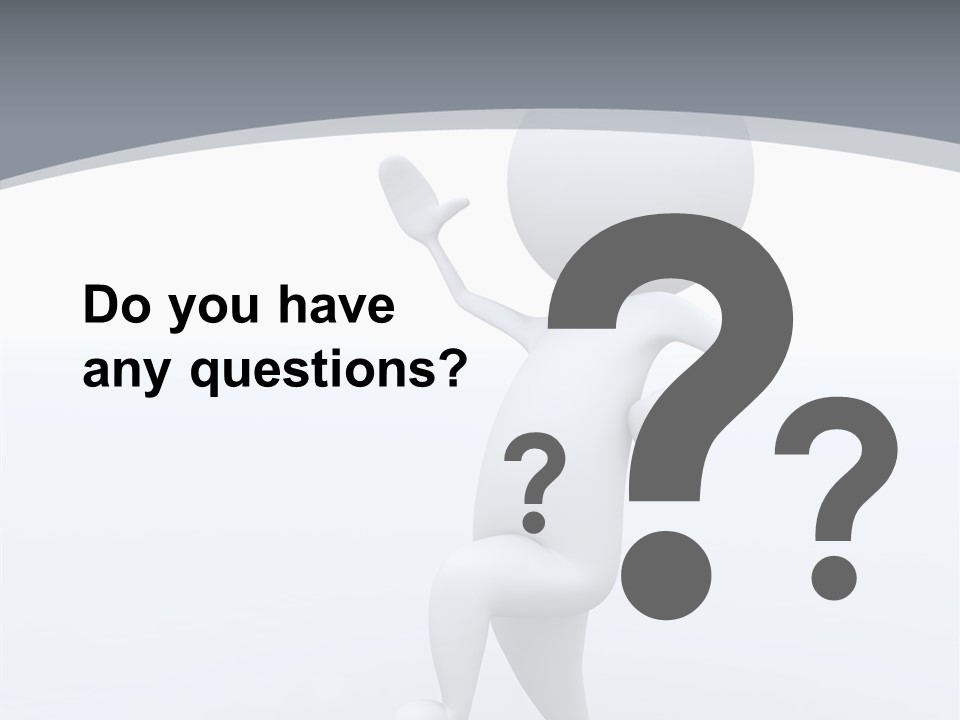 One White Leather PowerPoint Template