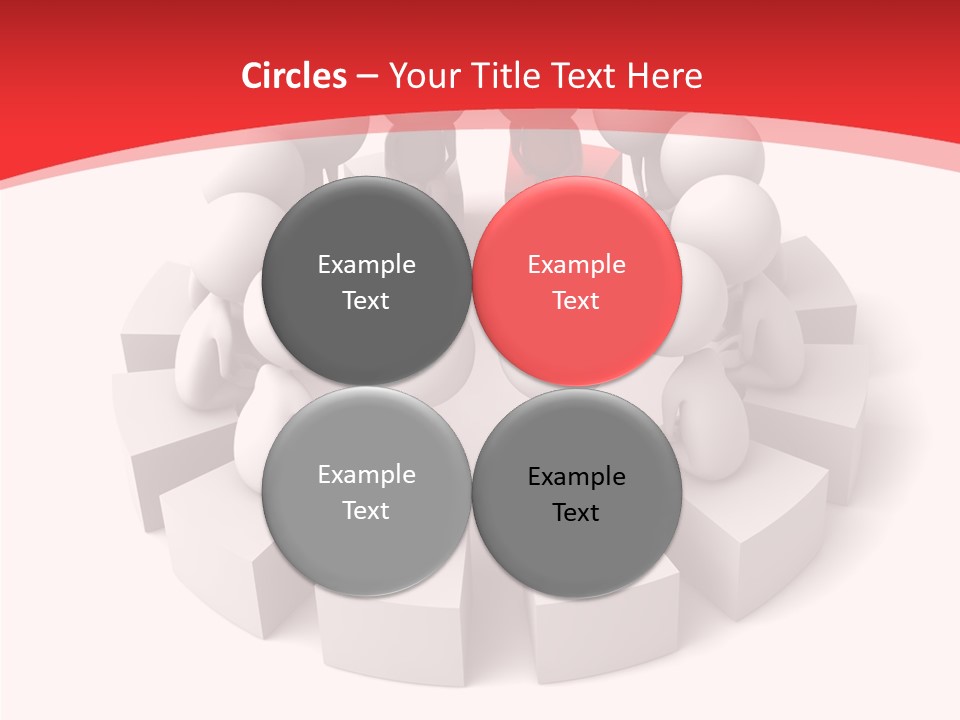 Three Dimensional Motivation Objects PowerPoint Template