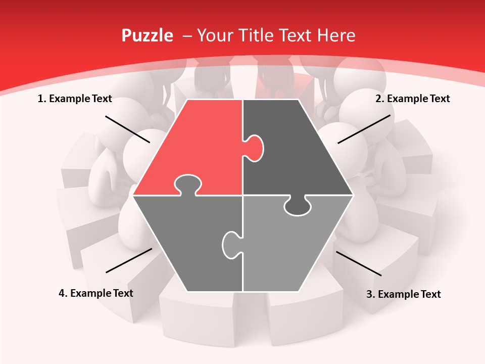 Three Dimensional Motivation Objects PowerPoint Template