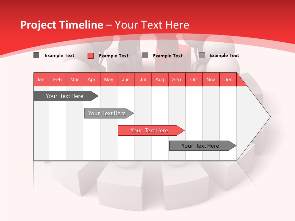 Three Dimensional Motivation Objects PowerPoint Template