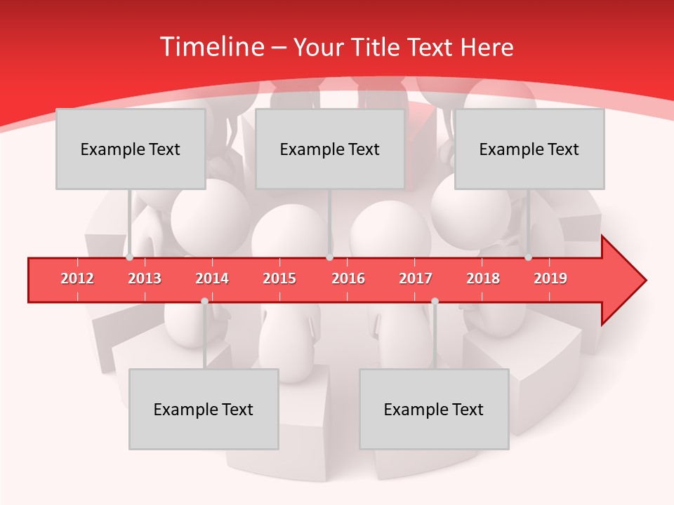 Three Dimensional Motivation Objects PowerPoint Template