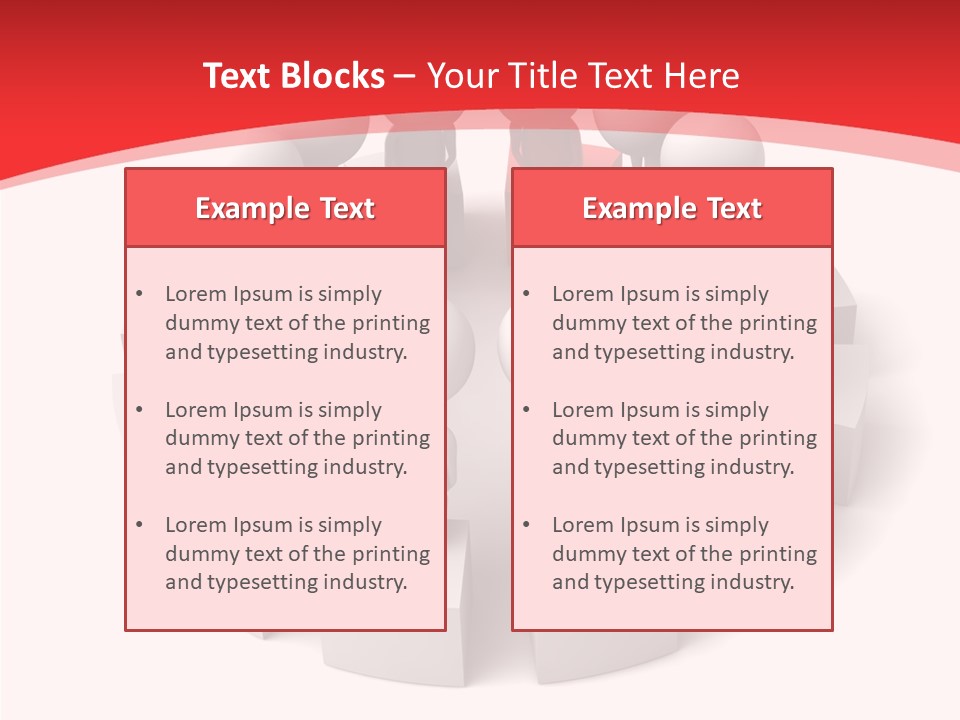 Three Dimensional Motivation Objects PowerPoint Template