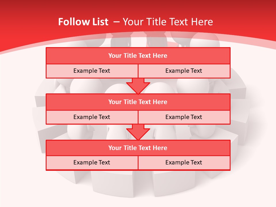Three Dimensional Motivation Objects PowerPoint Template