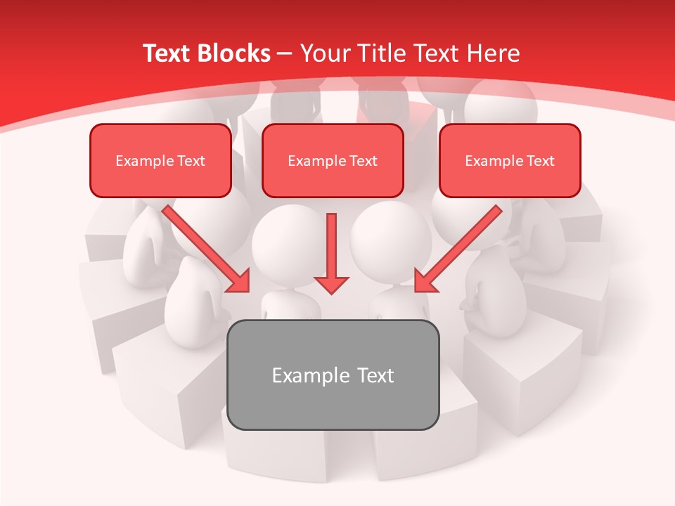 Three Dimensional Motivation Objects PowerPoint Template
