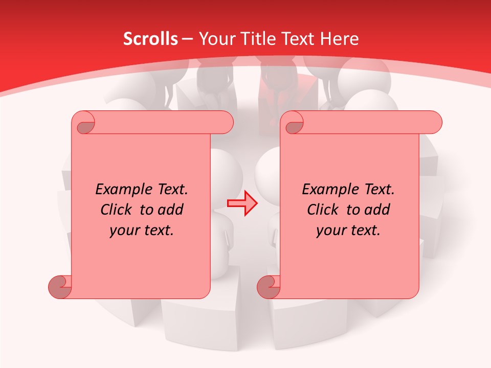 Three Dimensional Motivation Objects PowerPoint Template