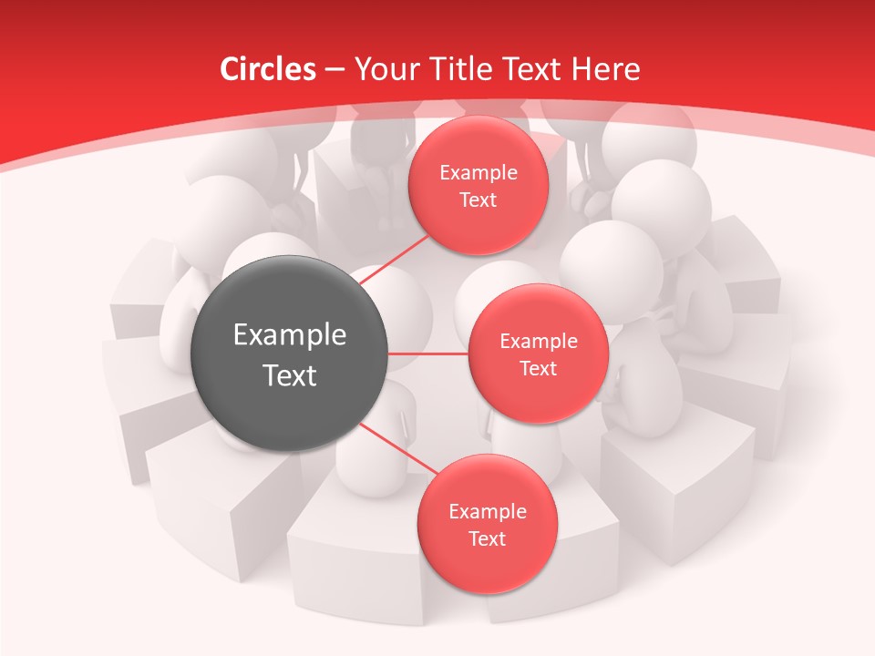 Three Dimensional Motivation Objects PowerPoint Template