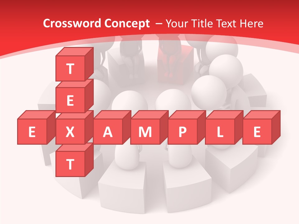 Three Dimensional Motivation Objects PowerPoint Template