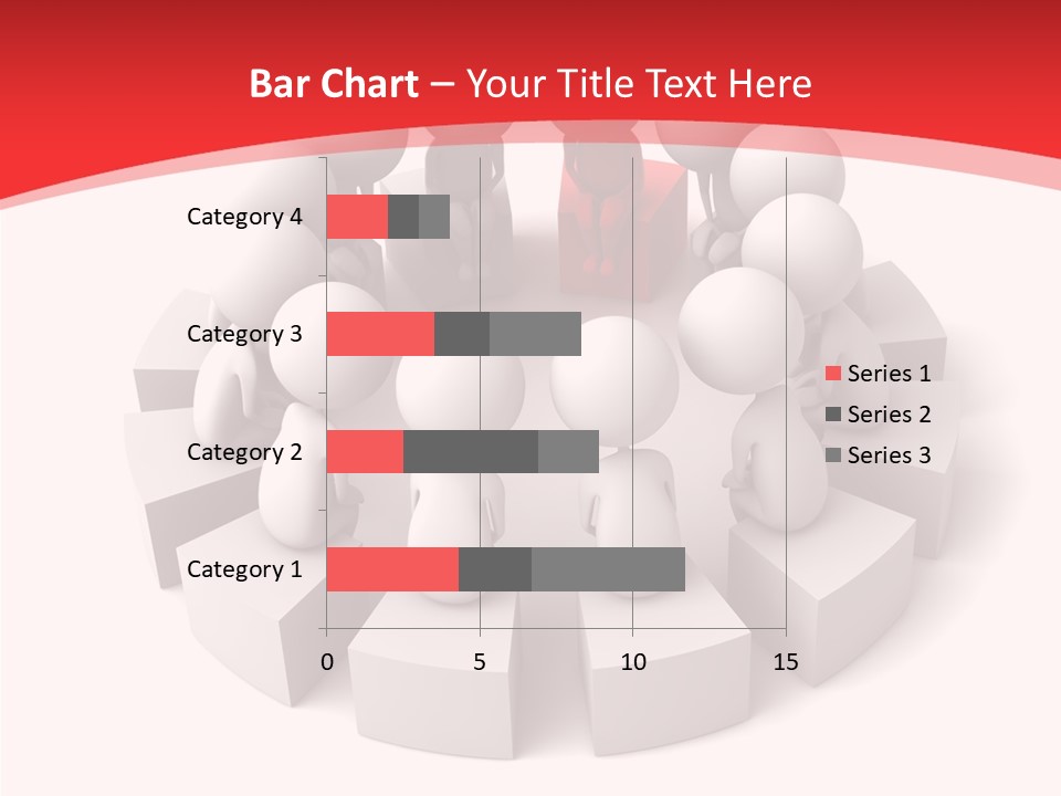 Three Dimensional Motivation Objects PowerPoint Template